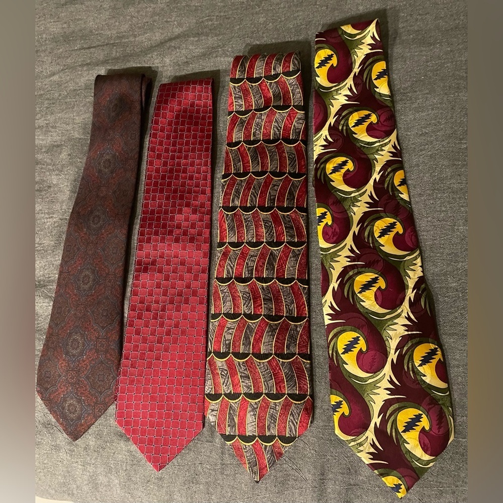 Brooks Brothers Elegant Red and Yellow Ties Collection
